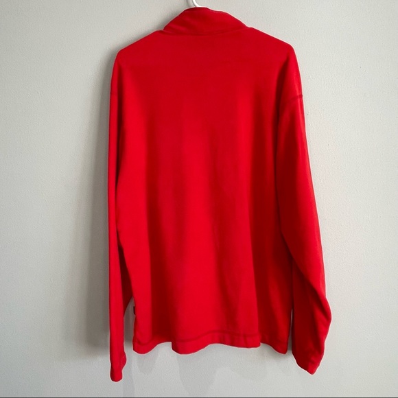 Narragansett Traders Red Fleece Midweight Men’s 1/4 Zip Pullover Jacket NWT - XL - Picture 4 of 8